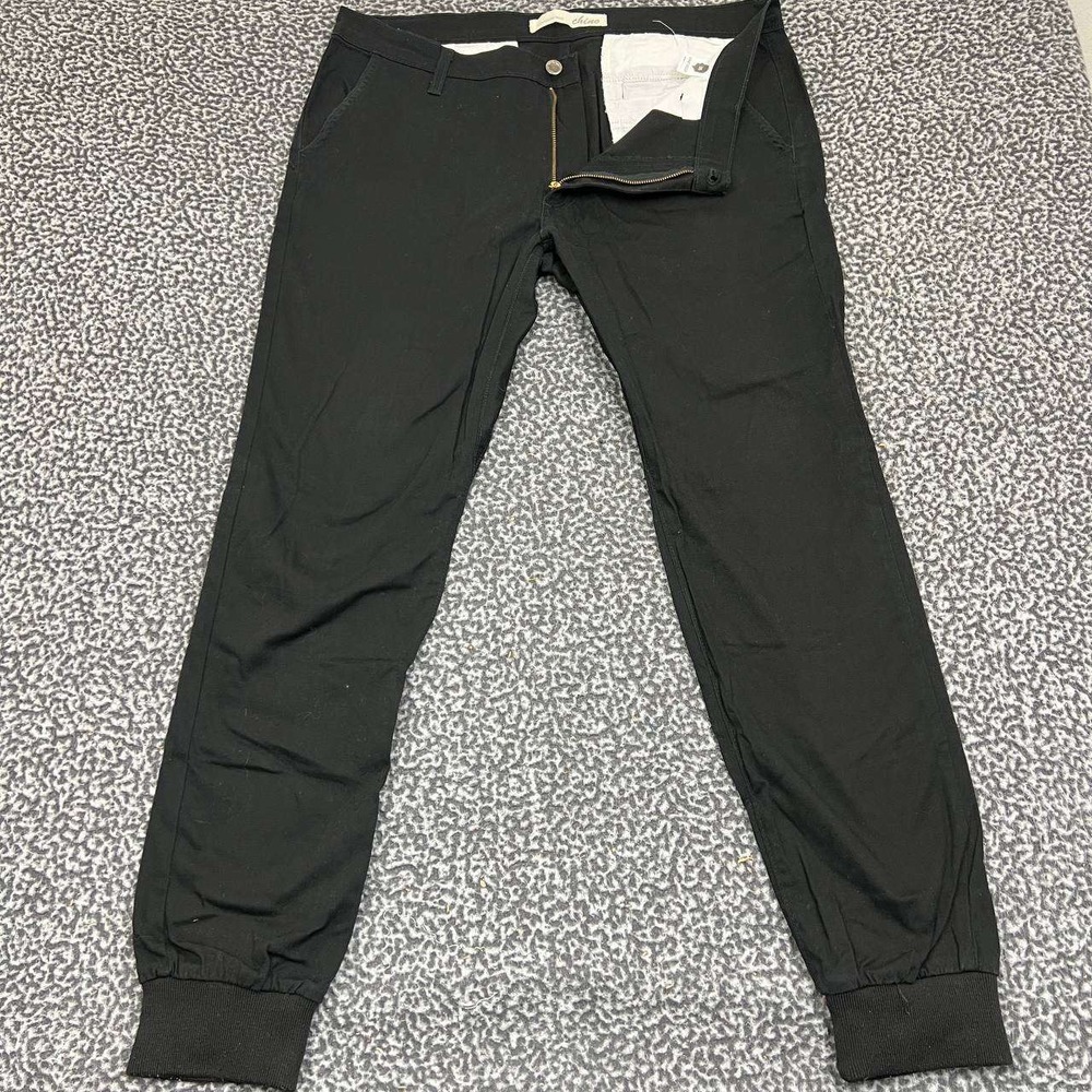 Rustic Dime‎ Sunset Jogger Jeans Men 36x31 Black Straight Pants Adult Outdoor